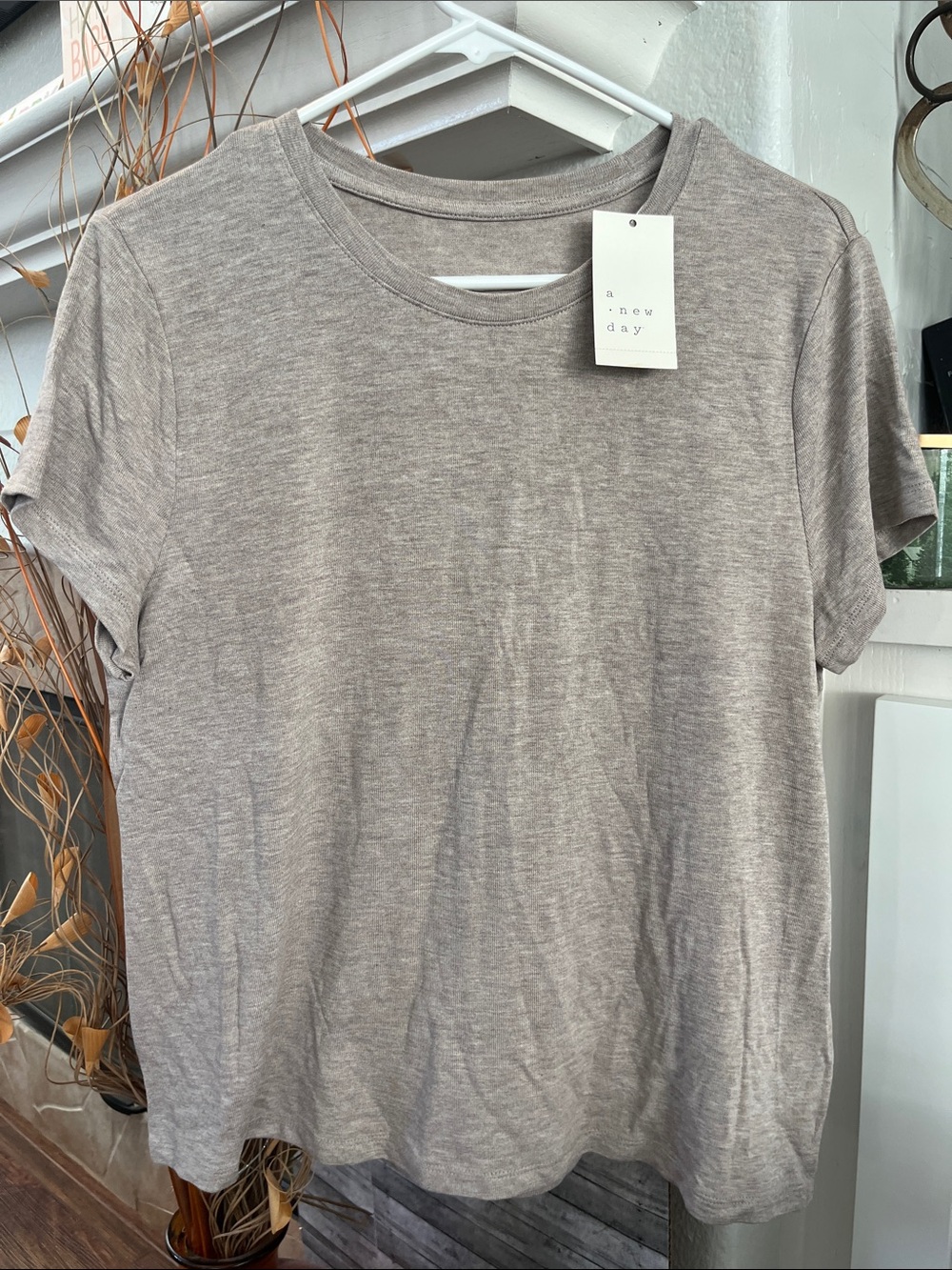 a new day Crewneck Short Sleeve Tee